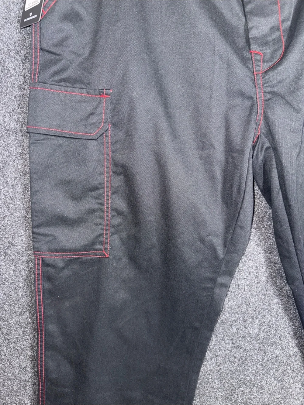True Religion Men’s Black Jeans with Red Stitching 34X31 NWT